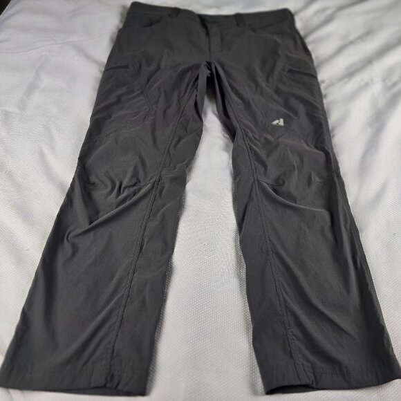 Eddie Bauer Pants Mens Gray First Ascent Hiking Outdoors Durable 38X30 Nylon - Picture 1 of 11